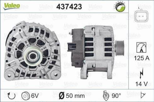 Valeo SG12B122 - Ģenerators ps1.lv