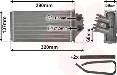 Van Wezel 40006228 - Siltummainis, Salona apsilde ps1.lv