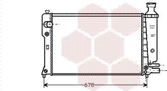 Van Wezel 40002097 - Radiators, Motora dzesēšanas sistēma ps1.lv