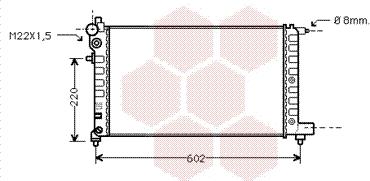 Van Wezel 40002004 - Radiators, Motora dzesēšanas sistēma ps1.lv