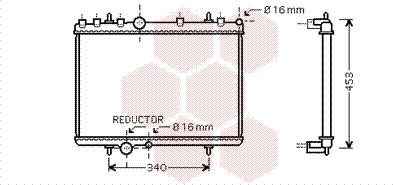 Van Wezel 40002266 - Radiators, Motora dzesēšanas sistēma ps1.lv