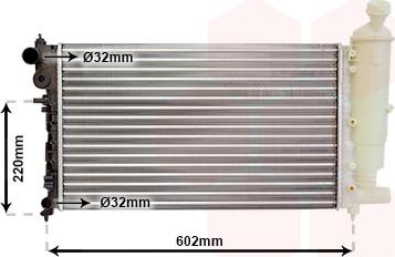 Van Wezel 40002262 - Radiators, Motora dzesēšanas sistēma ps1.lv