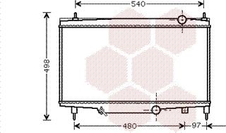 Van Wezel 40002229 - Radiators, Motora dzesēšanas sistēma ps1.lv