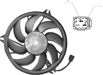 Van Wezel 4028747 - Ventilators, Motora dzesēšanas sistēma ps1.lv