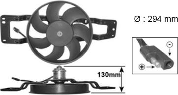 Van Wezel 4342747 - Ventilators, Motora dzesēšanas sistēma ps1.lv