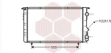 Van Wezel 43002150 - Radiators, Motora dzesēšanas sistēma ps1.lv