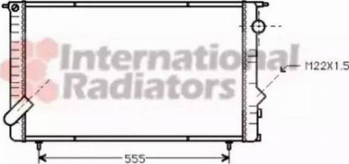 Van Wezel 43002134 - Radiators, Motora dzesēšanas sistēma ps1.lv