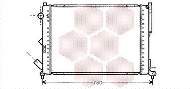 Van Wezel 43002301 - Radiators, Motora dzesēšanas sistēma ps1.lv