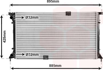 Van Wezel 43002313 - Radiators, Motora dzesēšanas sistēma ps1.lv