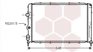 Van Wezel 43002203 - Radiators, Motora dzesēšanas sistēma ps1.lv