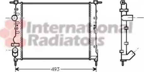 Van Wezel 43002218 - Radiators, Motora dzesēšanas sistēma ps1.lv