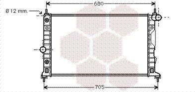 Van Wezel 47002037 - Radiators, Motora dzesēšanas sistēma ps1.lv