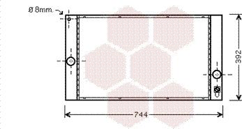 Van Wezel 59002141 - Radiators, Motora dzesēšanas sistēma ps1.lv