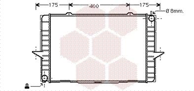 Van Wezel 59002148 - Radiators, Motora dzesēšanas sistēma ps1.lv