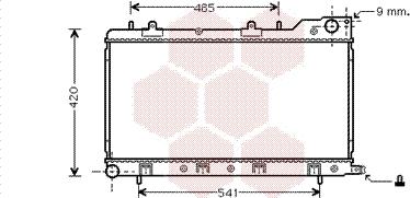 Van Wezel 51002047 - Radiators, Motora dzesēšanas sistēma ps1.lv