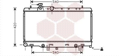 Van Wezel 51002053 - Radiators, Motora dzesēšanas sistēma ps1.lv