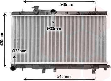 Van Wezel 51002052 - Radiators, Motora dzesēšanas sistēma ps1.lv