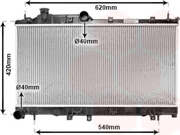 Van Wezel 51002065 - Radiators, Motora dzesēšanas sistēma ps1.lv