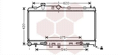 Van Wezel 51002066 - Radiators, Motora dzesēšanas sistēma ps1.lv