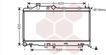 Van Wezel 51002067 - Radiators, Motora dzesēšanas sistēma ps1.lv