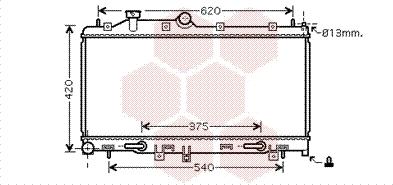 Van Wezel 51002076 - Radiators, Motora dzesēšanas sistēma ps1.lv