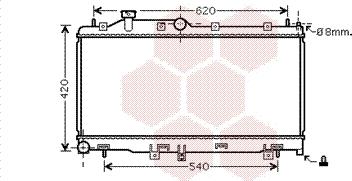 Van Wezel 51002072 - Radiators, Motora dzesēšanas sistēma ps1.lv