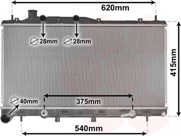 Van Wezel 51002106 - Radiators, Motora dzesēšanas sistēma ps1.lv