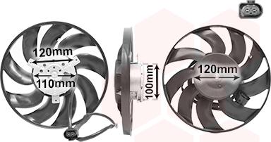 Van Wezel 5896744 - Ventilators, Motora dzesēšanas sistēma ps1.lv