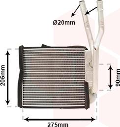 Van Wezel 58006301 - Siltummainis, Salona apsilde ps1.lv