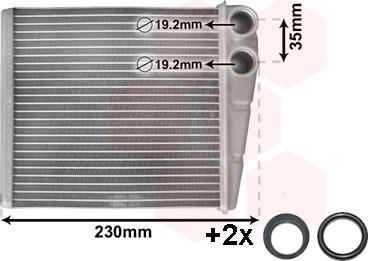 Van Wezel 58006229 - Siltummainis, Salona apsilde ps1.lv