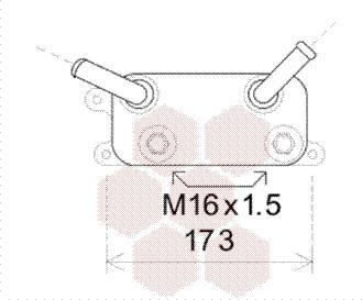 Van Wezel 58003310 - Eļļas radiators, Automātiskā pārnesumkārba ps1.lv