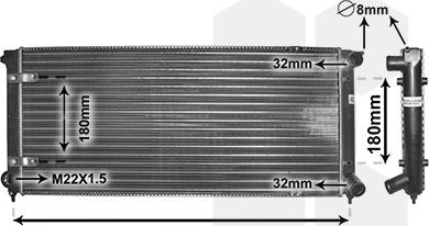 Van Wezel 58002041 - Radiators, Motora dzesēšanas sistēma ps1.lv