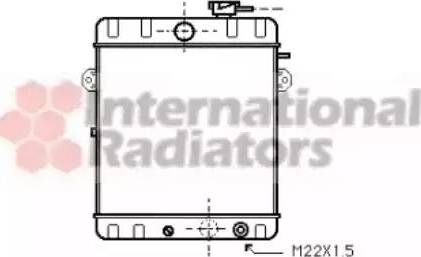 Van Wezel 58002007 - Radiators, Motora dzesēšanas sistēma ps1.lv