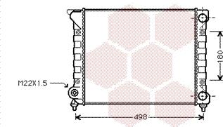 Van Wezel 58002070 - Radiators, Motora dzesēšanas sistēma ps1.lv