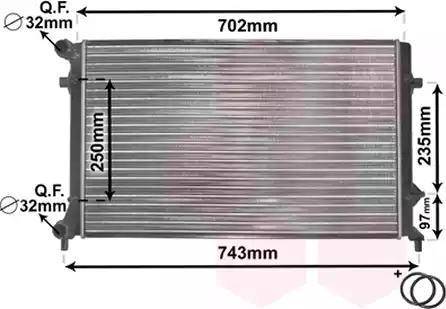 Ysparts 1K0121253AT - Radiators, Motora dzesēšanas sistēma ps1.lv