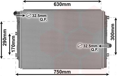 Van Wezel 58012713 - Radiators, Motora dzesēšanas sistēma ps1.lv