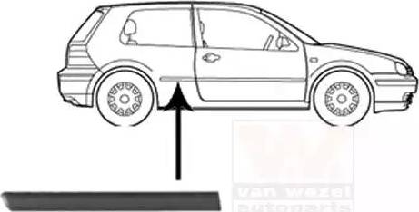 Van Wezel 5888430 - Apdare / Aizsarguzlika, Sānu siena ps1.lv