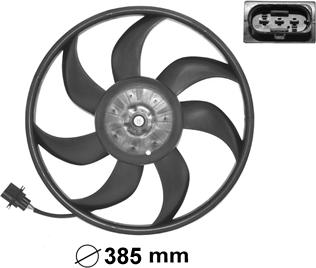 Van Wezel 5827745 - Ventilators, Motora dzesēšanas sistēma ps1.lv