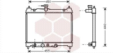 Van Wezel 53002459 - Radiators, Motora dzesēšanas sistēma ps1.lv