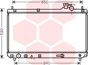 Van Wezel 53002614 - Radiators, Motora dzesēšanas sistēma ps1.lv