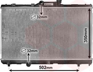 Van Wezel 53002147 - Radiators, Motora dzesēšanas sistēma ps1.lv