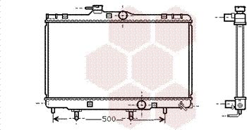 Van Wezel 53002156 - Radiators, Motora dzesēšanas sistēma ps1.lv