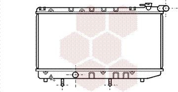 Van Wezel 53002125 - Radiators, Motora dzesēšanas sistēma ps1.lv