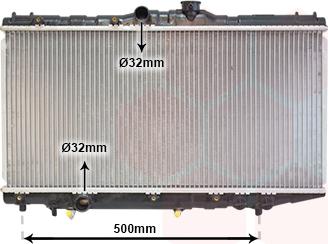 Van Wezel 53002123 - Radiators, Motora dzesēšanas sistēma ps1.lv