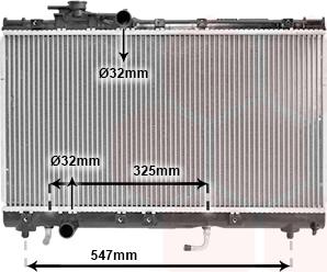 Van Wezel 53002350 - Radiators, Motora dzesēšanas sistēma ps1.lv