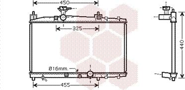 Van Wezel 53002317 - Radiators, Motora dzesēšanas sistēma ps1.lv