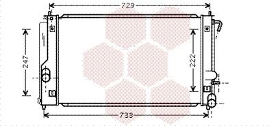 Van Wezel 53002296 - Radiators, Motora dzesēšanas sistēma ps1.lv