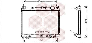 Van Wezel 53002259 - Radiators, Motora dzesēšanas sistēma ps1.lv