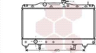 Van Wezel 53002204 - Radiators, Motora dzesēšanas sistēma ps1.lv