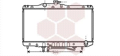 Van Wezel 53002206 - Radiators, Motora dzesēšanas sistēma ps1.lv